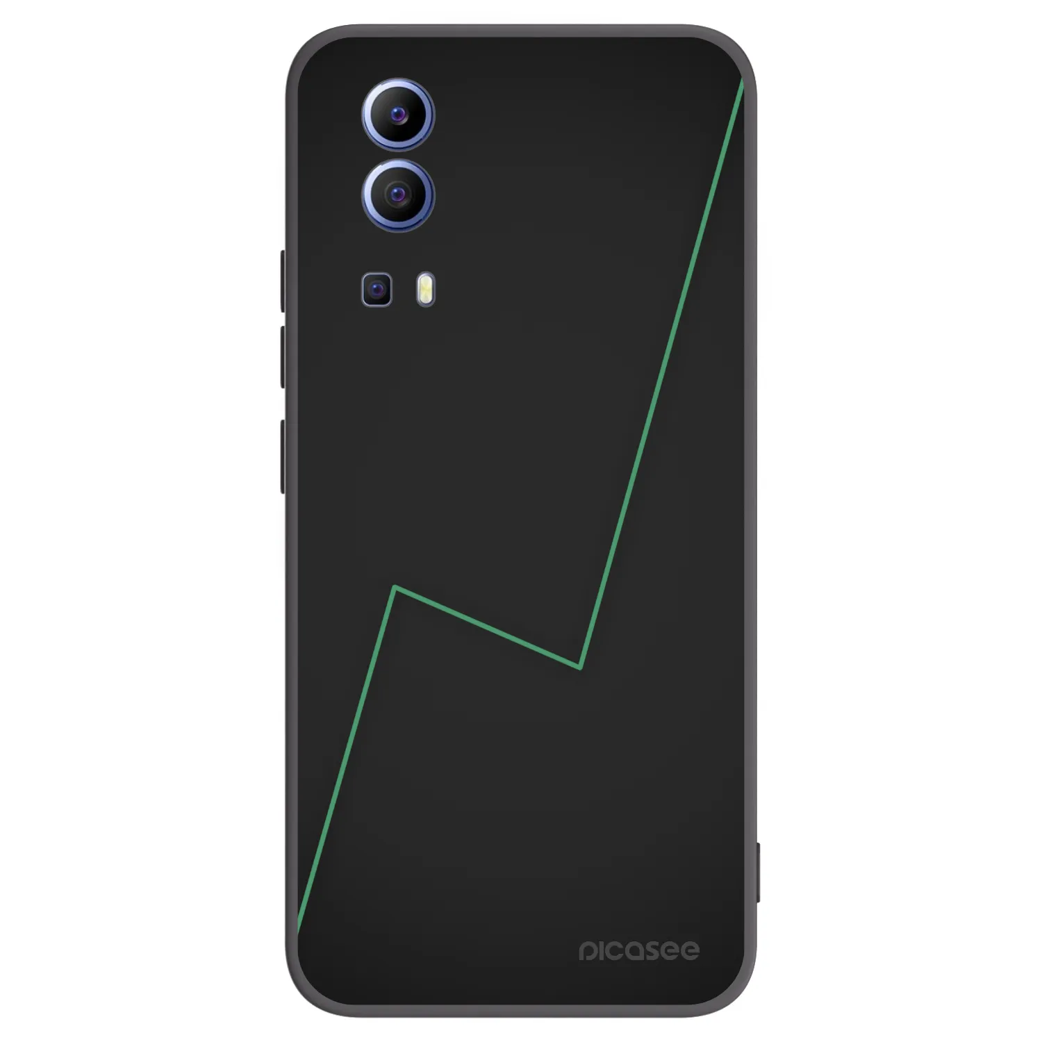 Picasee fekete szilikon tok az alábbi mobiltelefonokra Vivo Y52 5G - Consistency