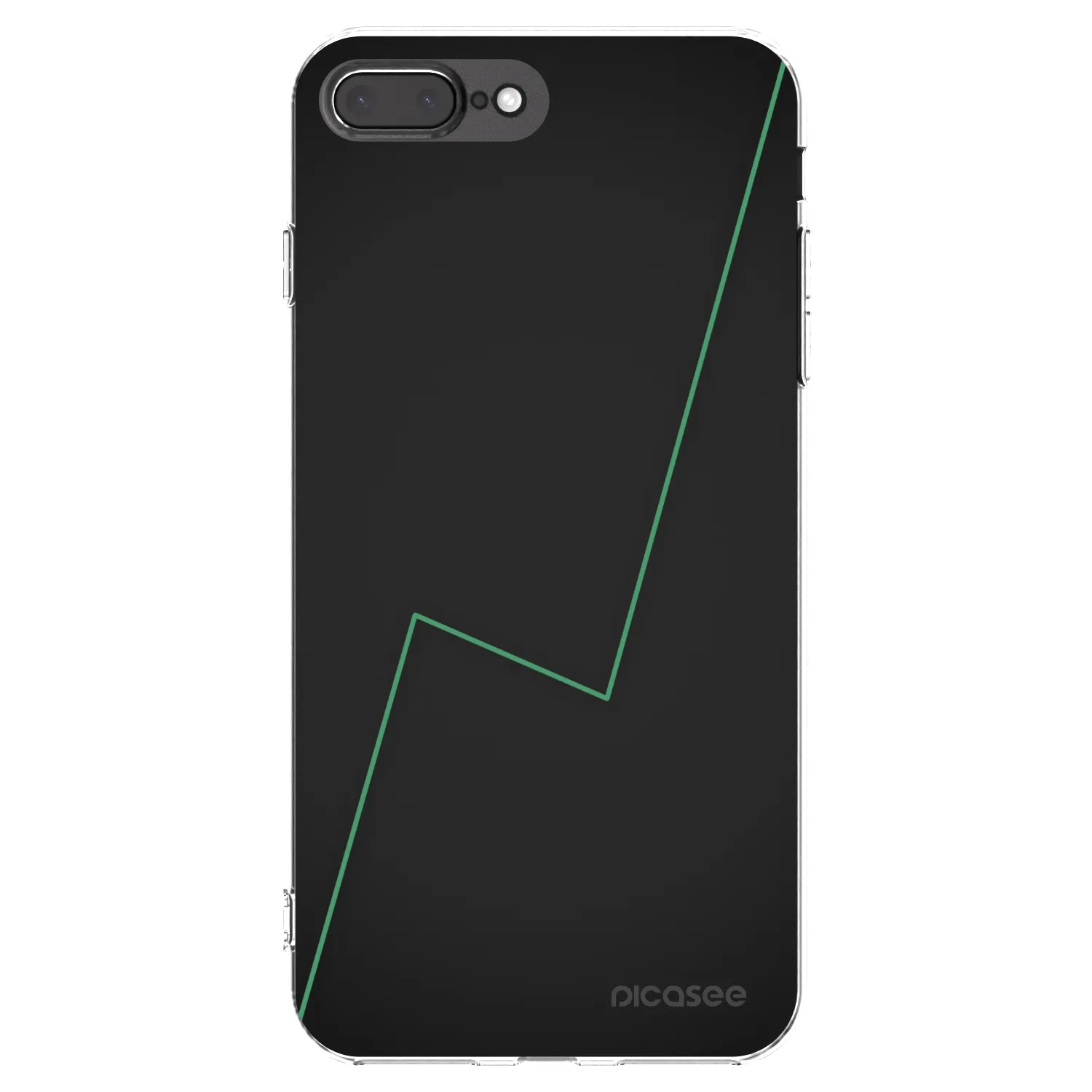 Picasee átlátszó szilikon tok az alábbi mobiltelefonokra Apple iPhone 8 Plus - Consistency