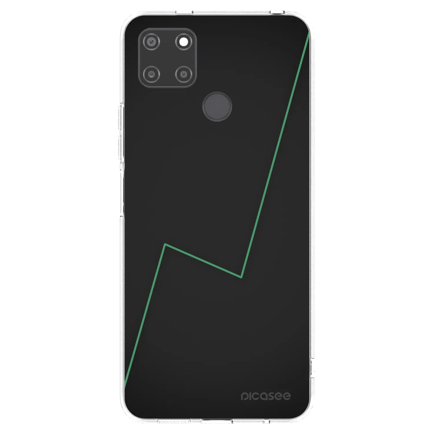 Picasee átlátszó szilikon tok az alábbi mobiltelefonokra Realme C21Y - Consistency