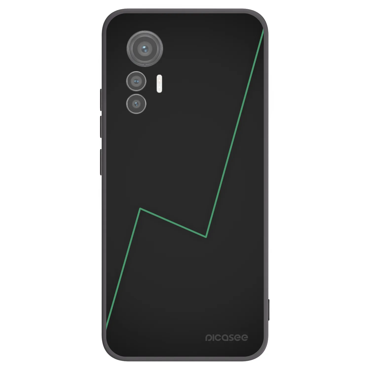 Picasee fekete szilikon tok az alábbi mobiltelefonokra Xiaomi 12 Lite - Consistency