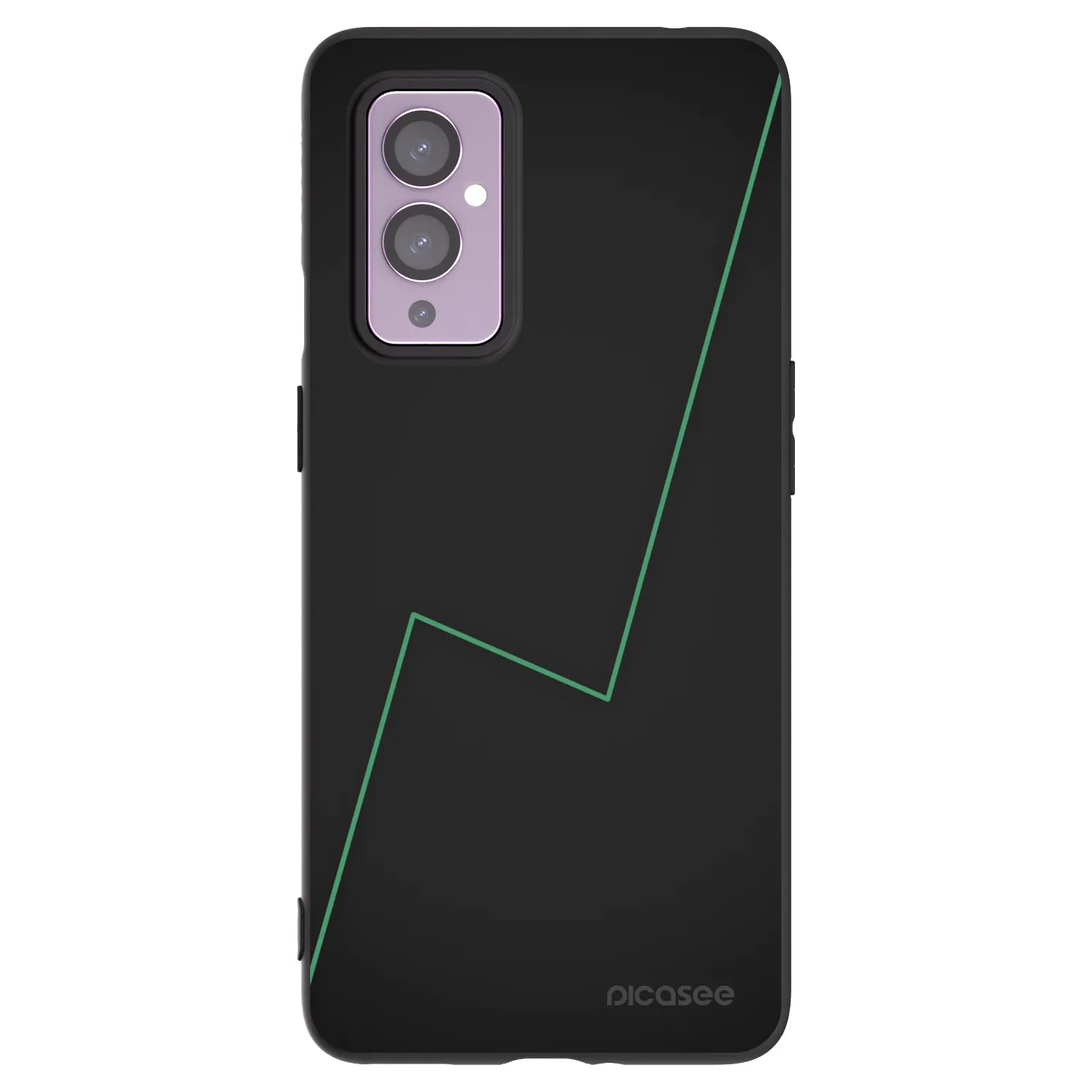 Picasee fekete szilikon tok az alábbi mobiltelefonokra OnePlus 9 - Consistency