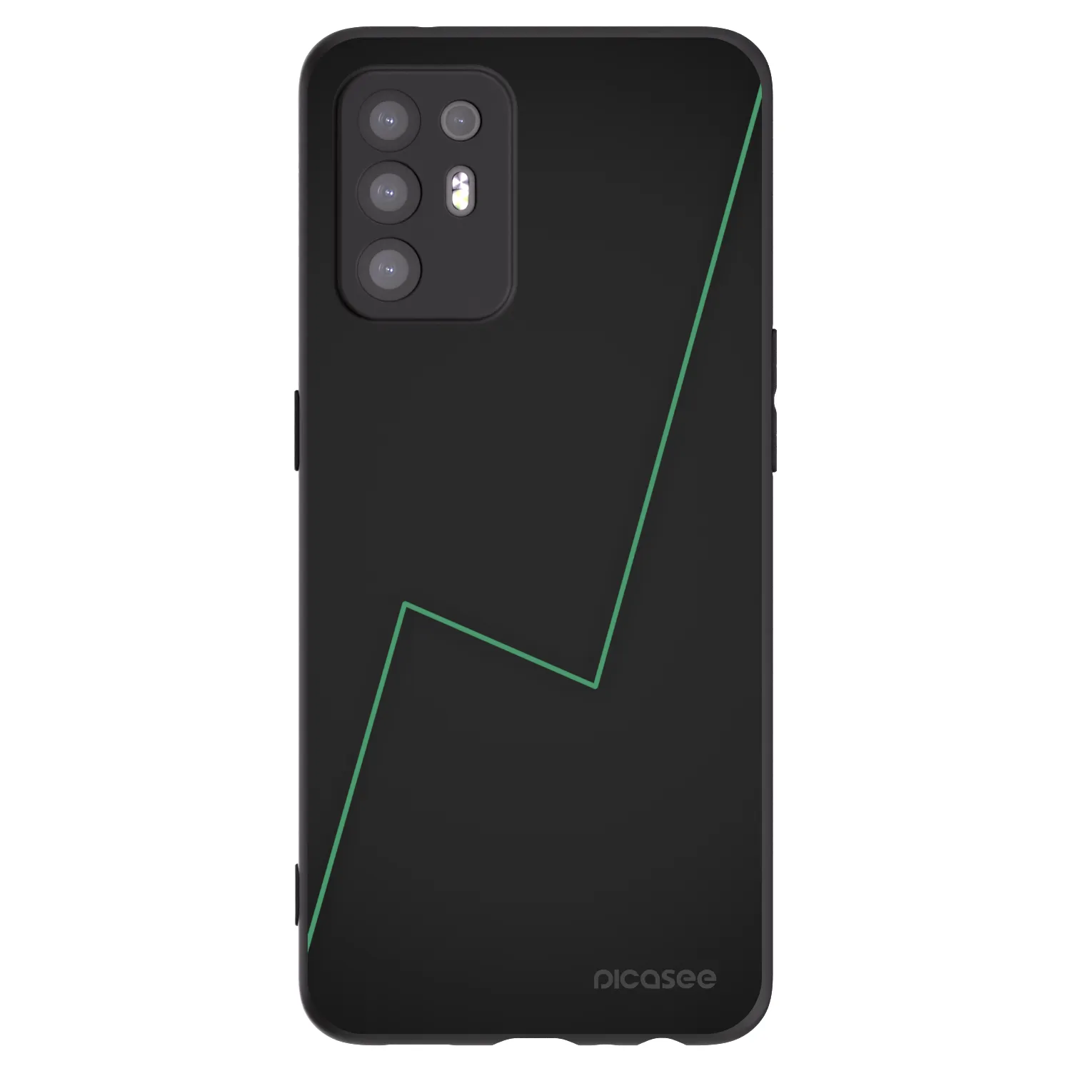 Picasee fekete szilikon tok az alábbi mobiltelefonokra OPPO A94 5G - Consistency