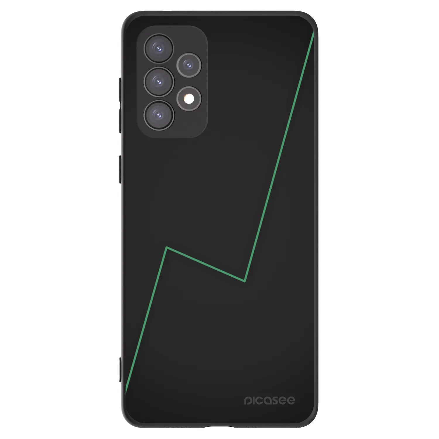 Picasee fekete szilikon tok az alábbi mobiltelefonokra Samsung Galaxy A73 5G - Consistency