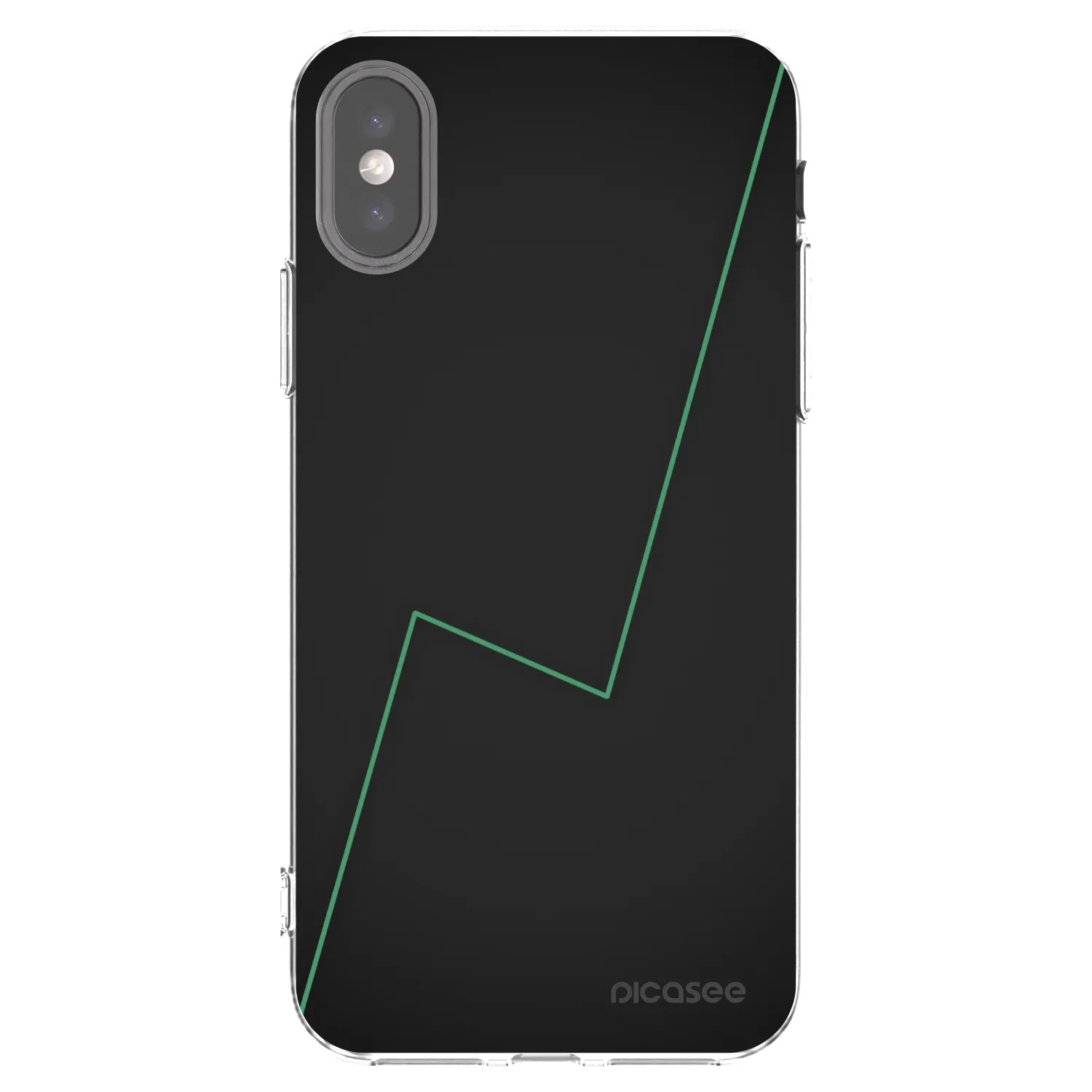 Picasee átlátszó szilikon tok az alábbi mobiltelefonokra Apple iPhone X/XS - Consistency