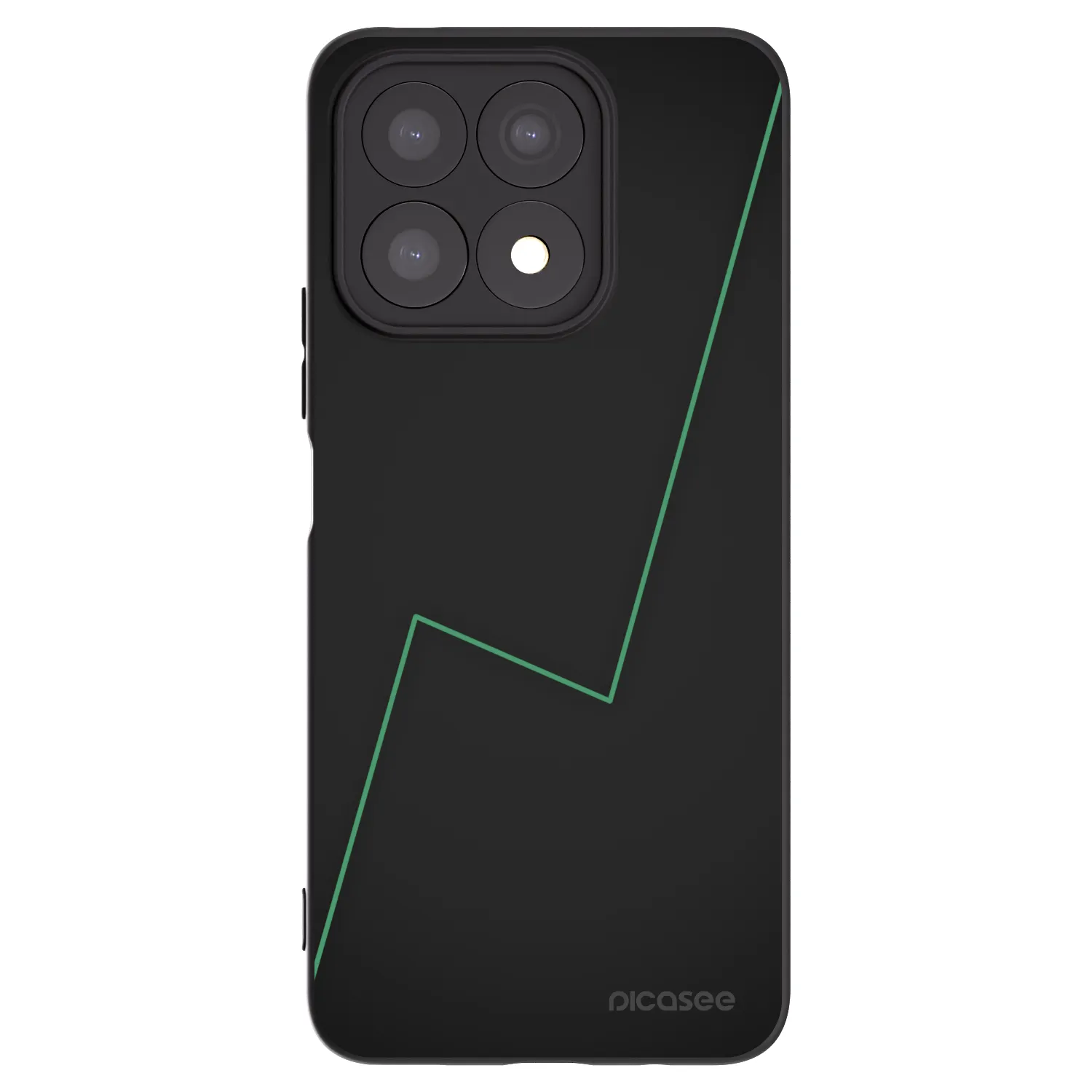 Picasee fekete szilikon tok az alábbi mobiltelefonokra Honor X8a - Consistency