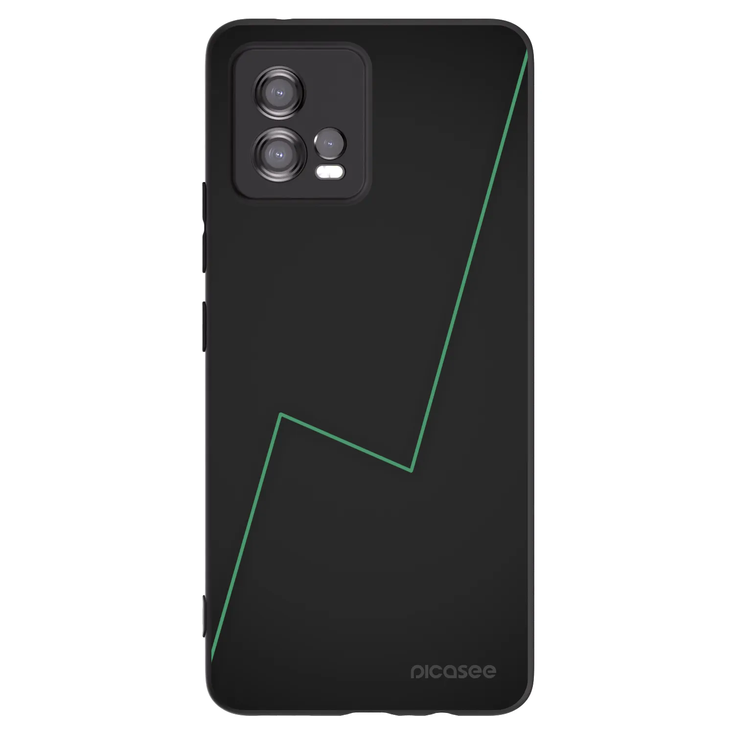 Picasee fekete szilikon tok az alábbi mobiltelefonokra Motorola Moto G72 - Consistency