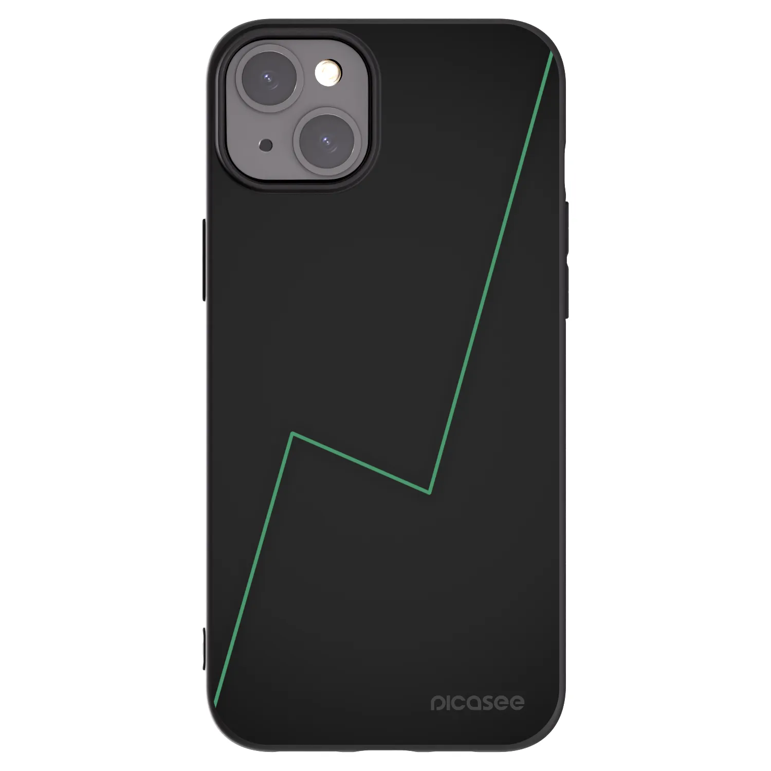 Picasee fekete szilikon tok az alábbi mobiltelefonokra Apple iPhone 15 Plus - Consistency