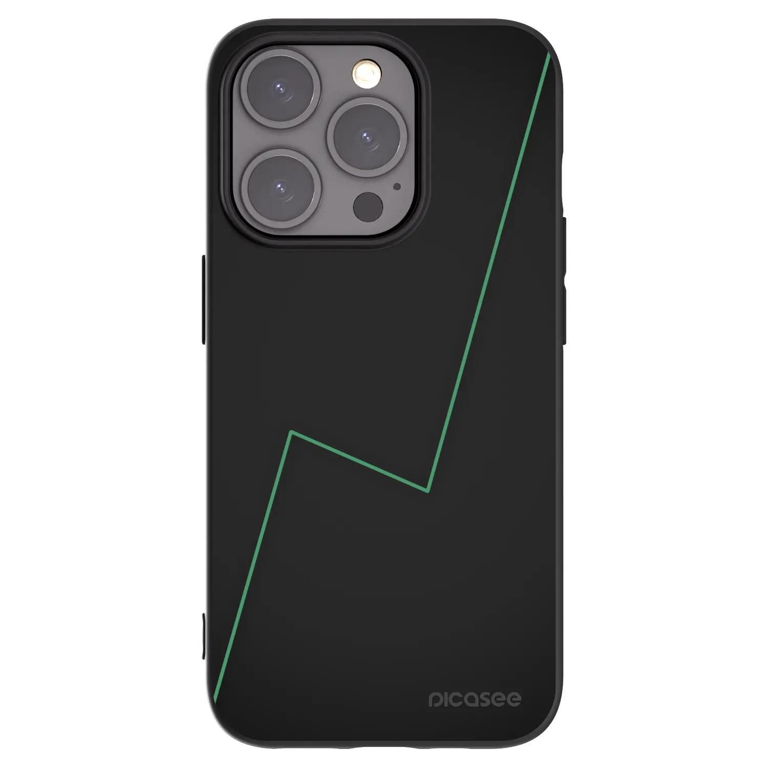 Picasee fekete szilikon tok az alábbi mobiltelefonokra Apple iPhone 15 Pro - Consistency