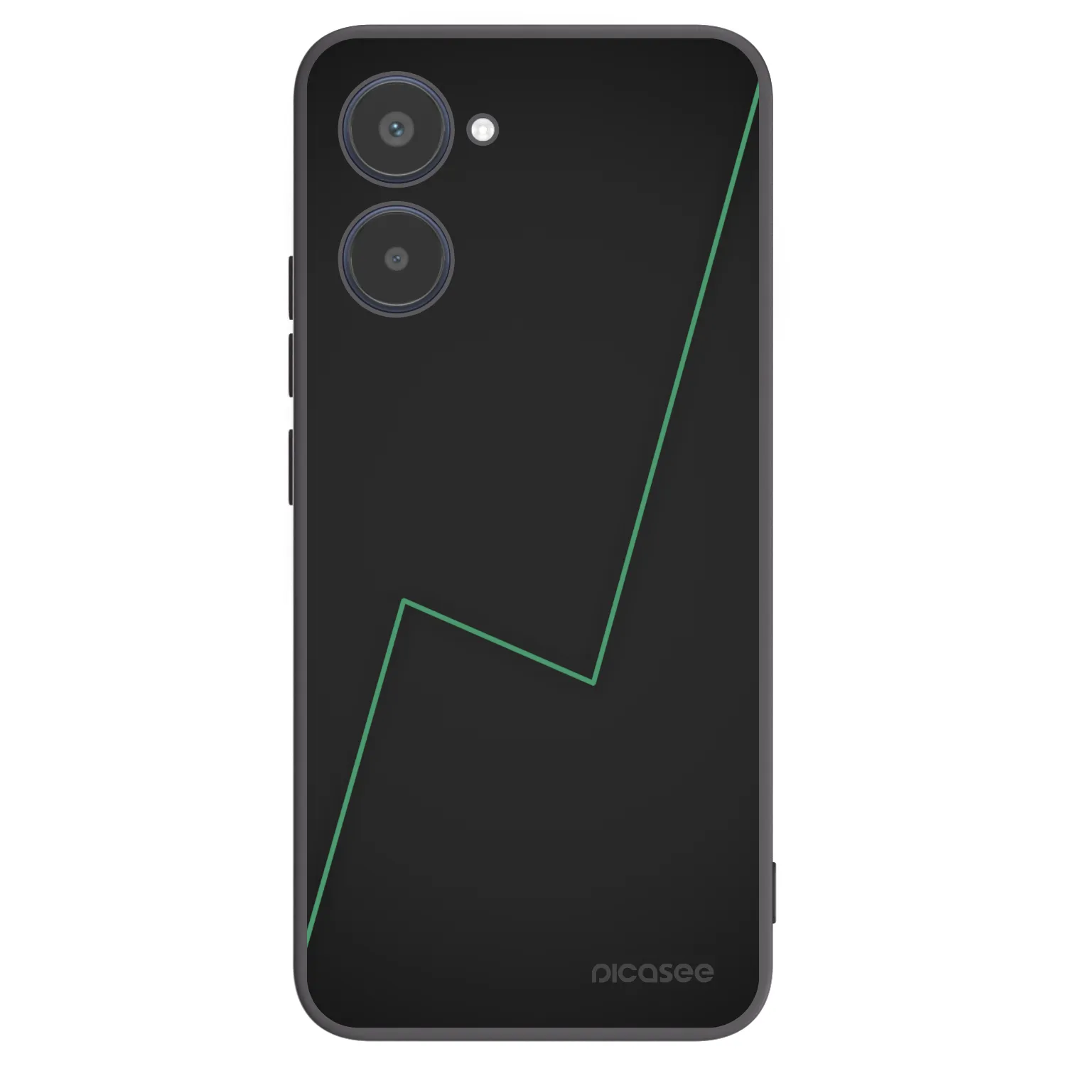 Picasee fekete szilikon tok az alábbi mobiltelefonokra Realme 10 4G - Consistency