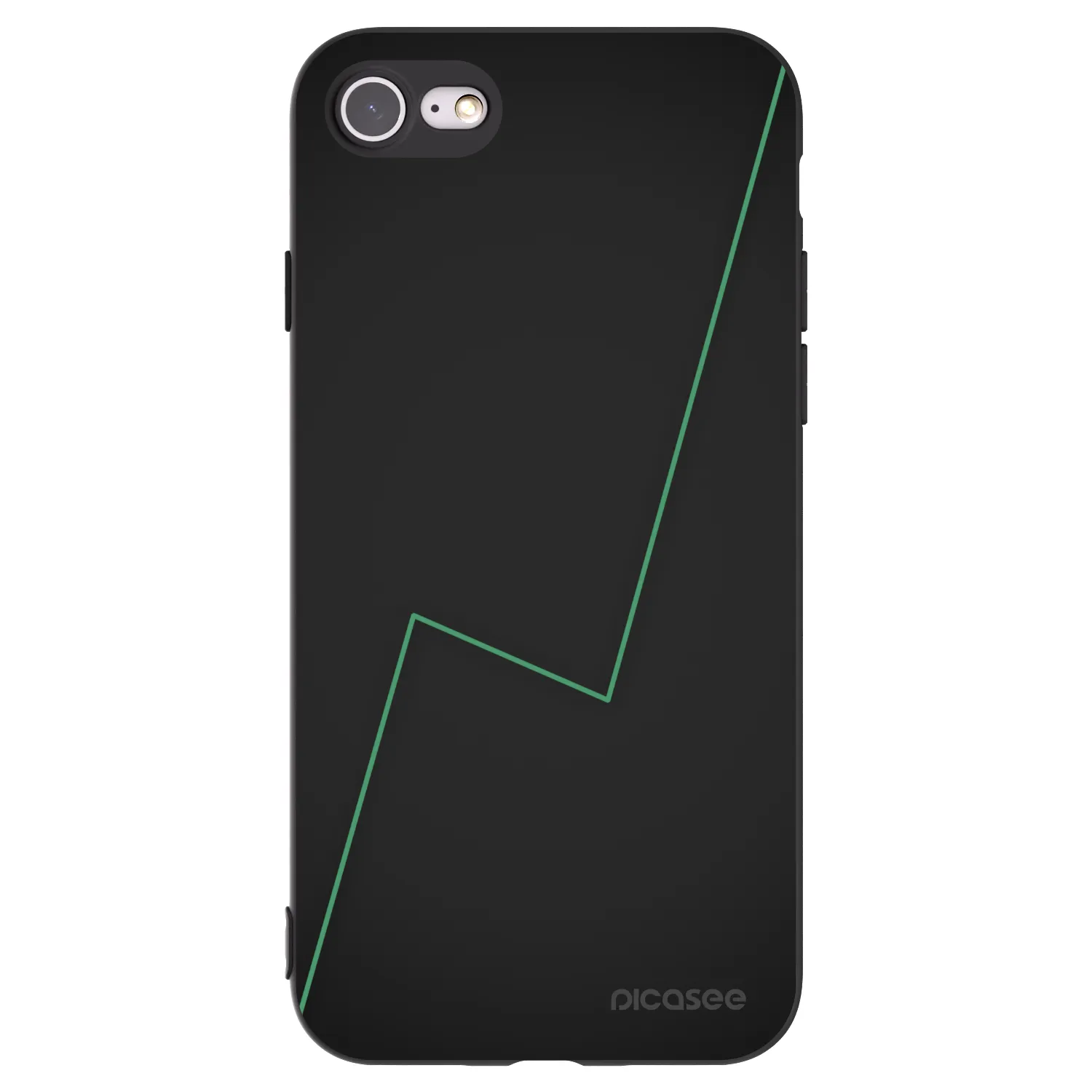 Picasee fekete szilikon tok az alábbi mobiltelefonokra Apple iPhone 7 - Consistency