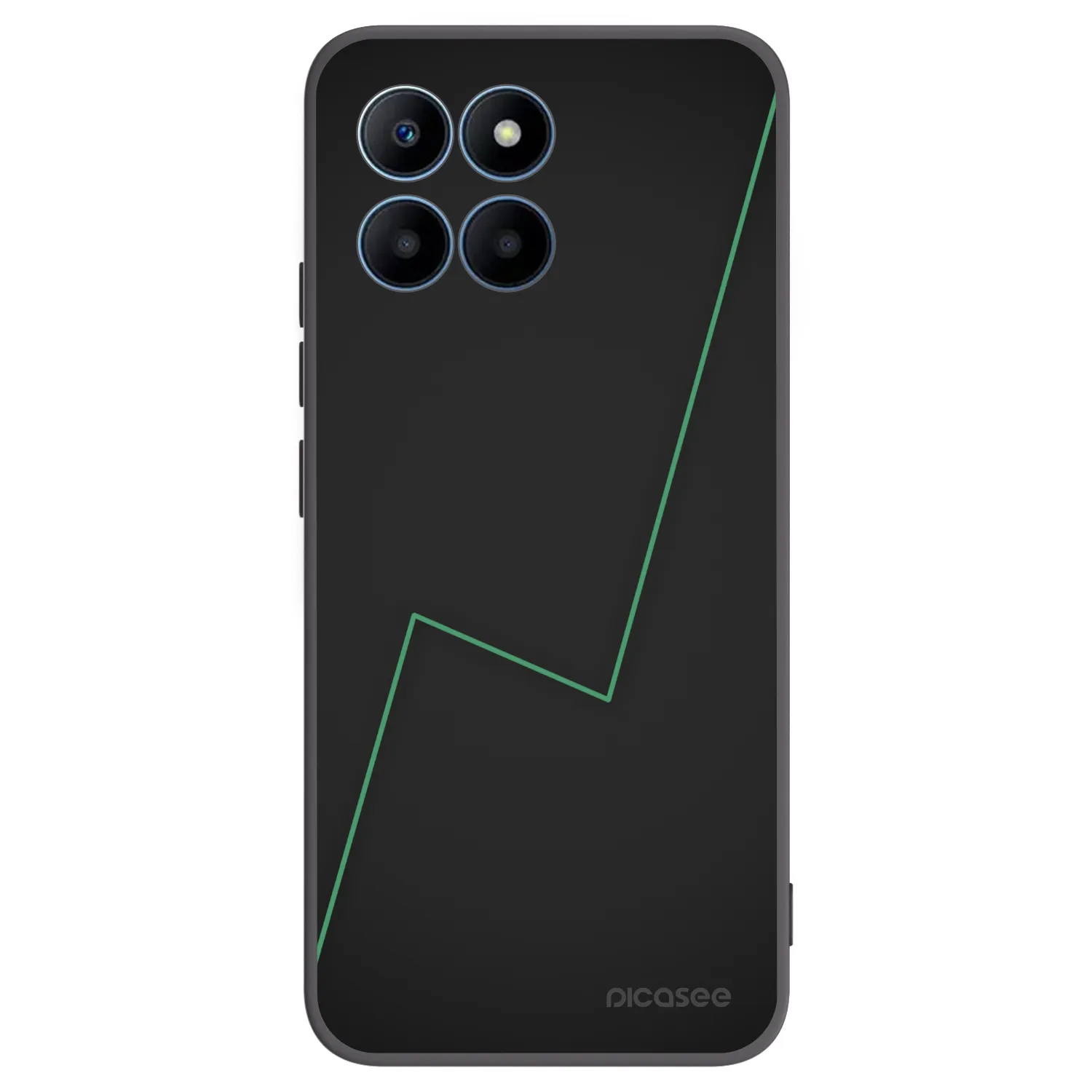 Picasee fekete szilikon tok az alábbi mobiltelefonokra Honor 70 Lite - Consistency