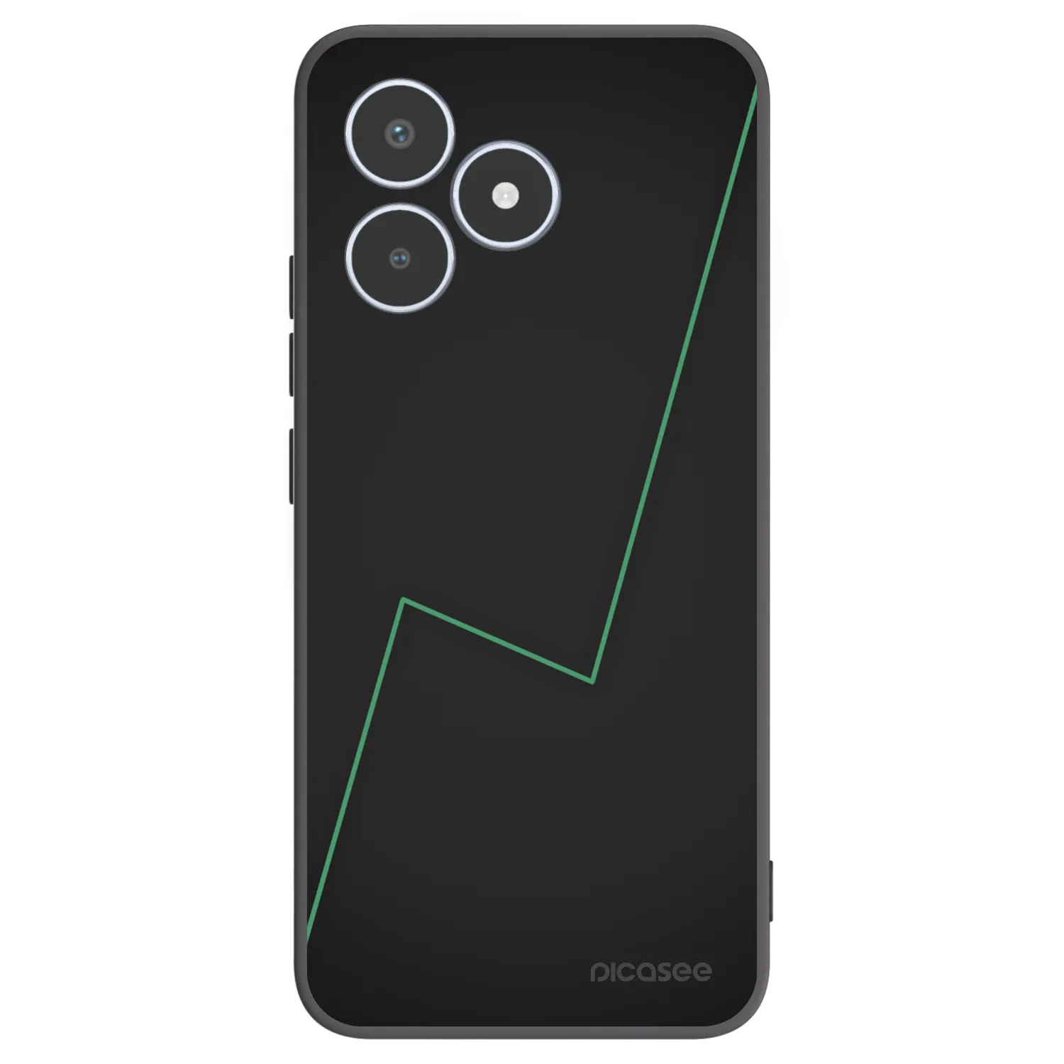 Picasee fekete szilikon tok az alábbi mobiltelefonokra Realme C53 - Consistency