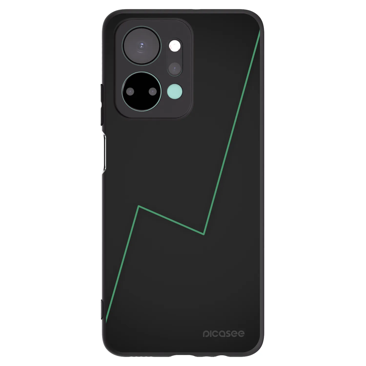Picasee fekete szilikon tok az alábbi mobiltelefonokra Honor X7a - Consistency