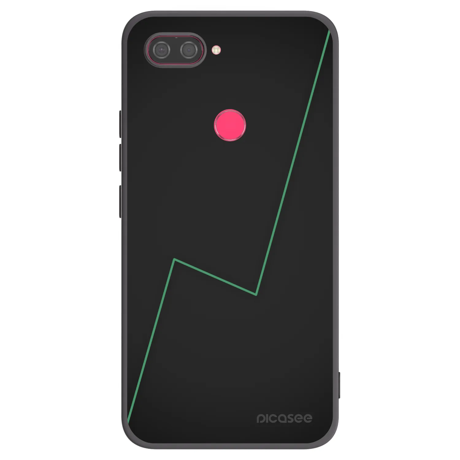 Picasee fekete szilikon tok az alábbi mobiltelefonokra Xiaomi Mi 8 Lite - Consistency