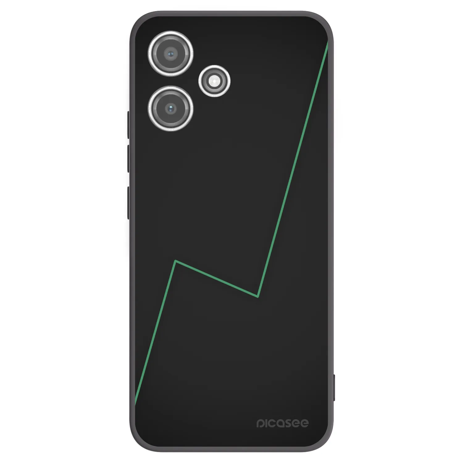 Picasee fekete szilikon tok az alábbi mobiltelefonokra Xiaomi Redmi 12 5G - Consistency