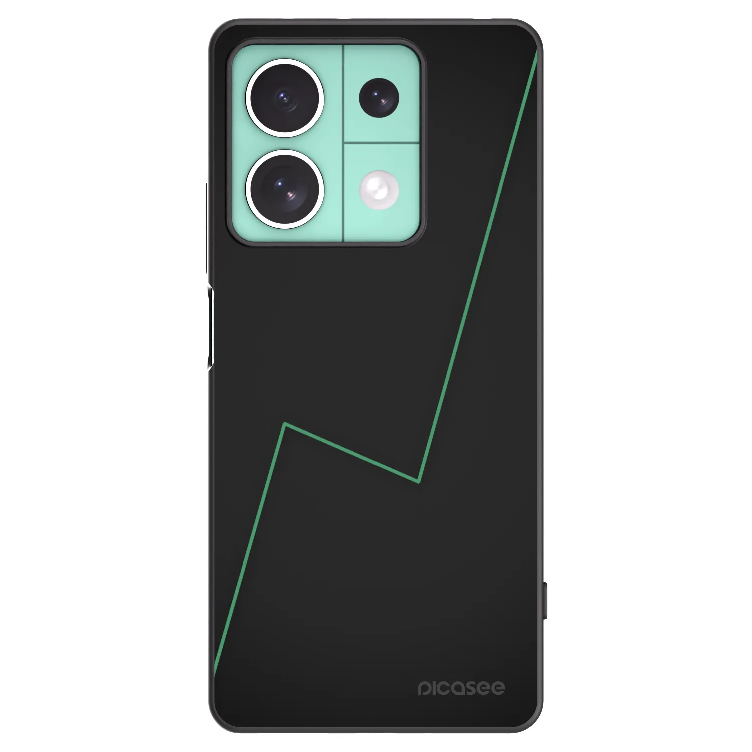Picasee fekete szilikon tok az alábbi mobiltelefonokra Xiaomi Redmi Note 13 5G - Consistency