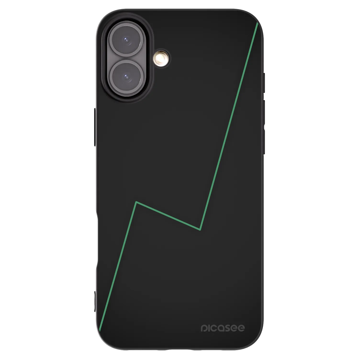Picasee fekete szilikon tok az alábbi mobiltelefonokra Apple iPhone 16 Plus - Consistency
