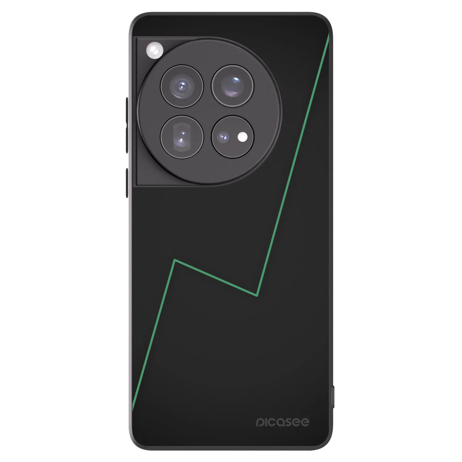 Picasee fekete szilikon tok az alábbi mobiltelefonokra OnePlus 12 5G - Consistency