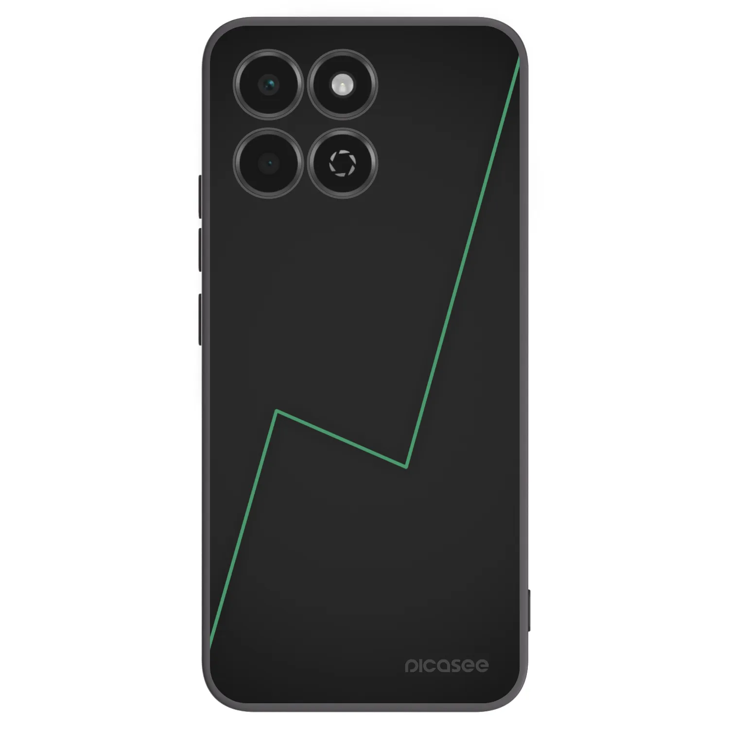 Picasee fekete szilikon tok az alábbi mobiltelefonokra Honor 200 Smart 5G - Consistency
