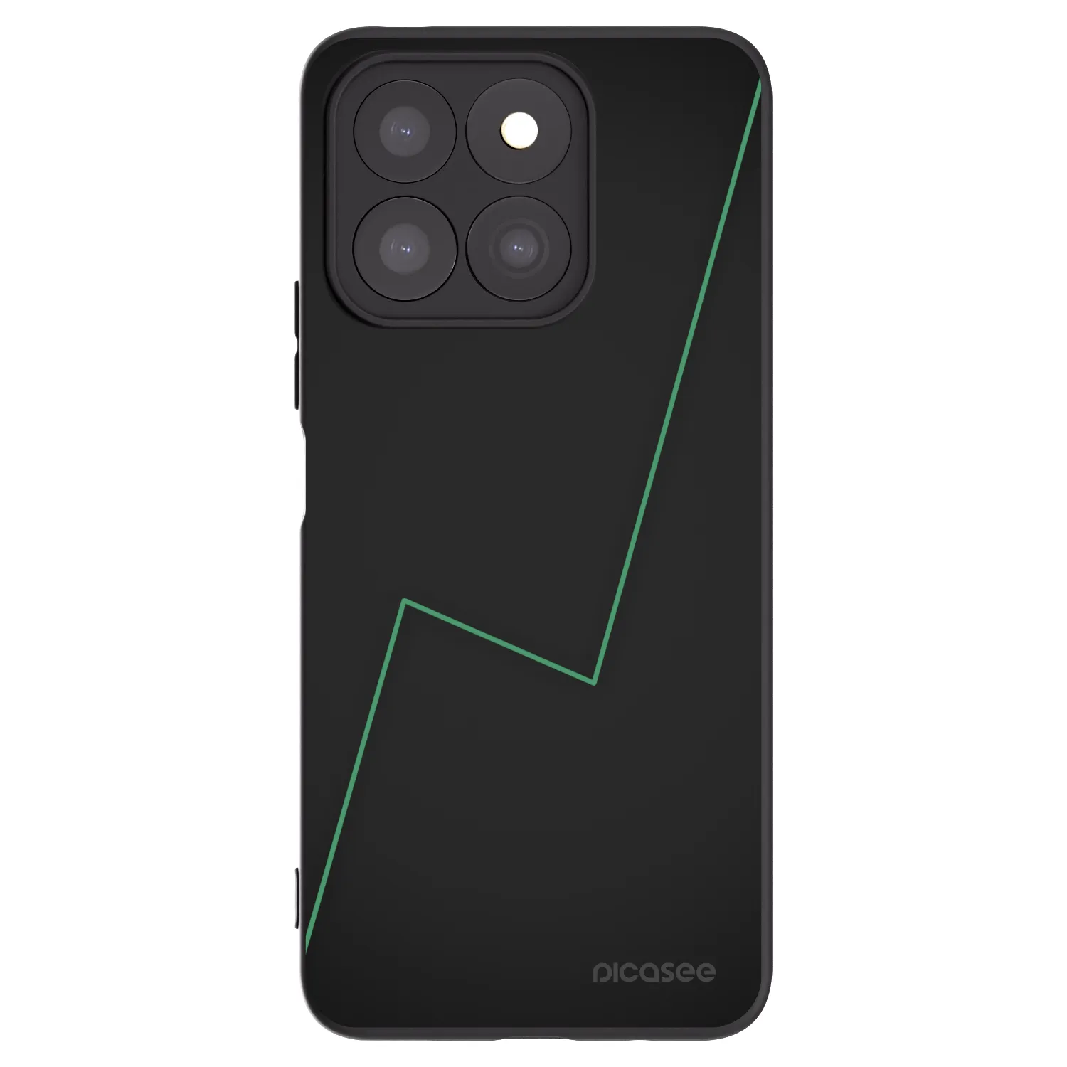 Picasee fekete szilikon tok az alábbi mobiltelefonokra Honor X8c - Consistency