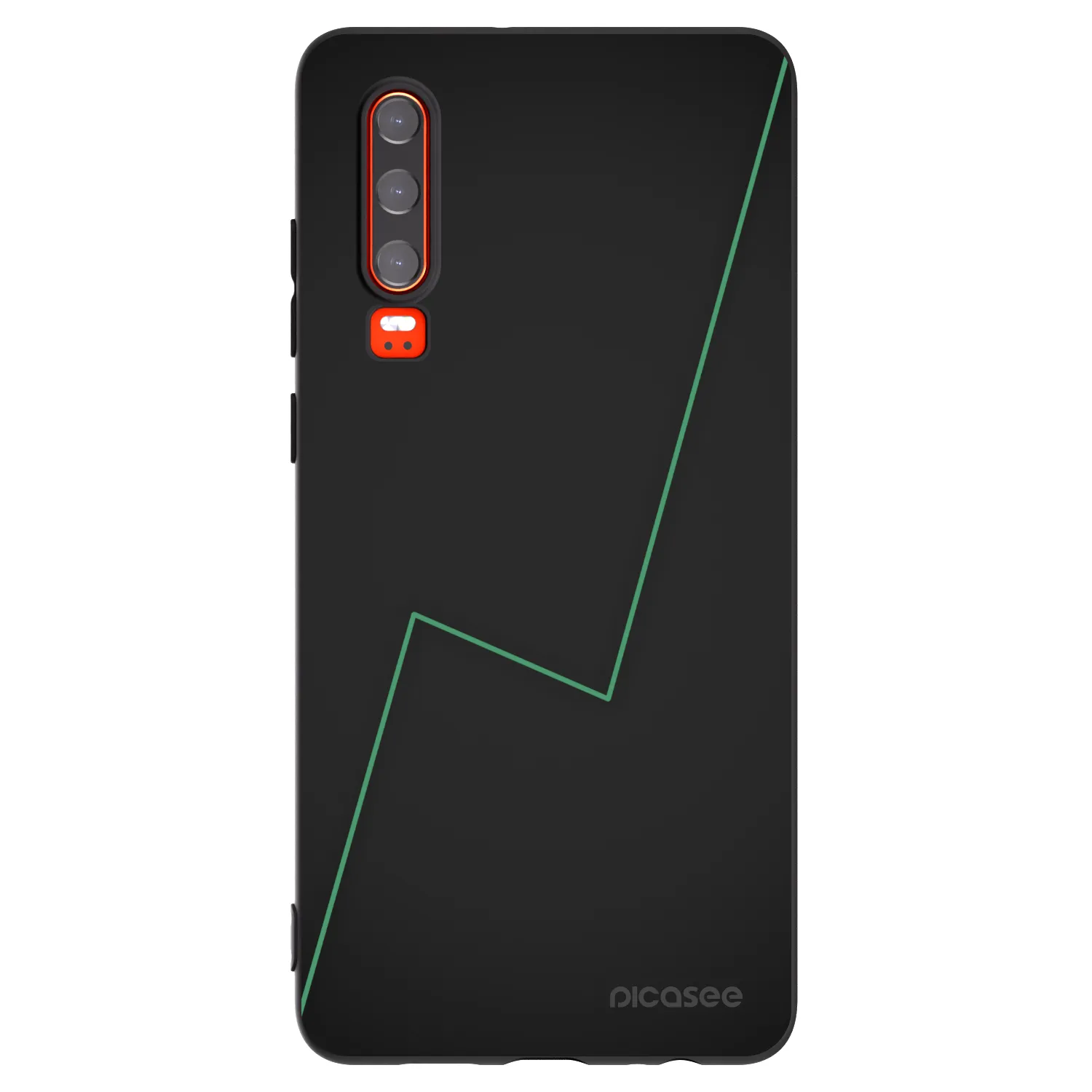 Picasee fekete szilikon tok az alábbi mobiltelefonokra Huawei P30 - Consistency