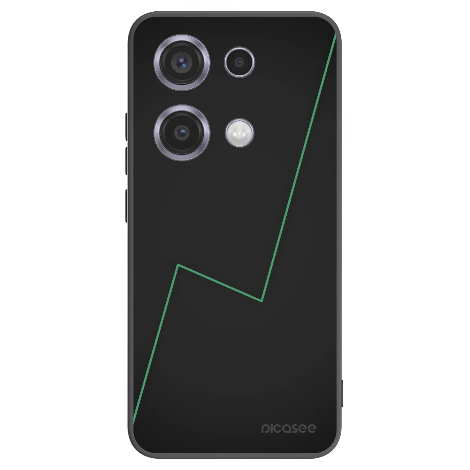 Picasee fekete szilikon tok az alábbi mobiltelefonokra Xiaomi Redmi Note 14S - Consistency