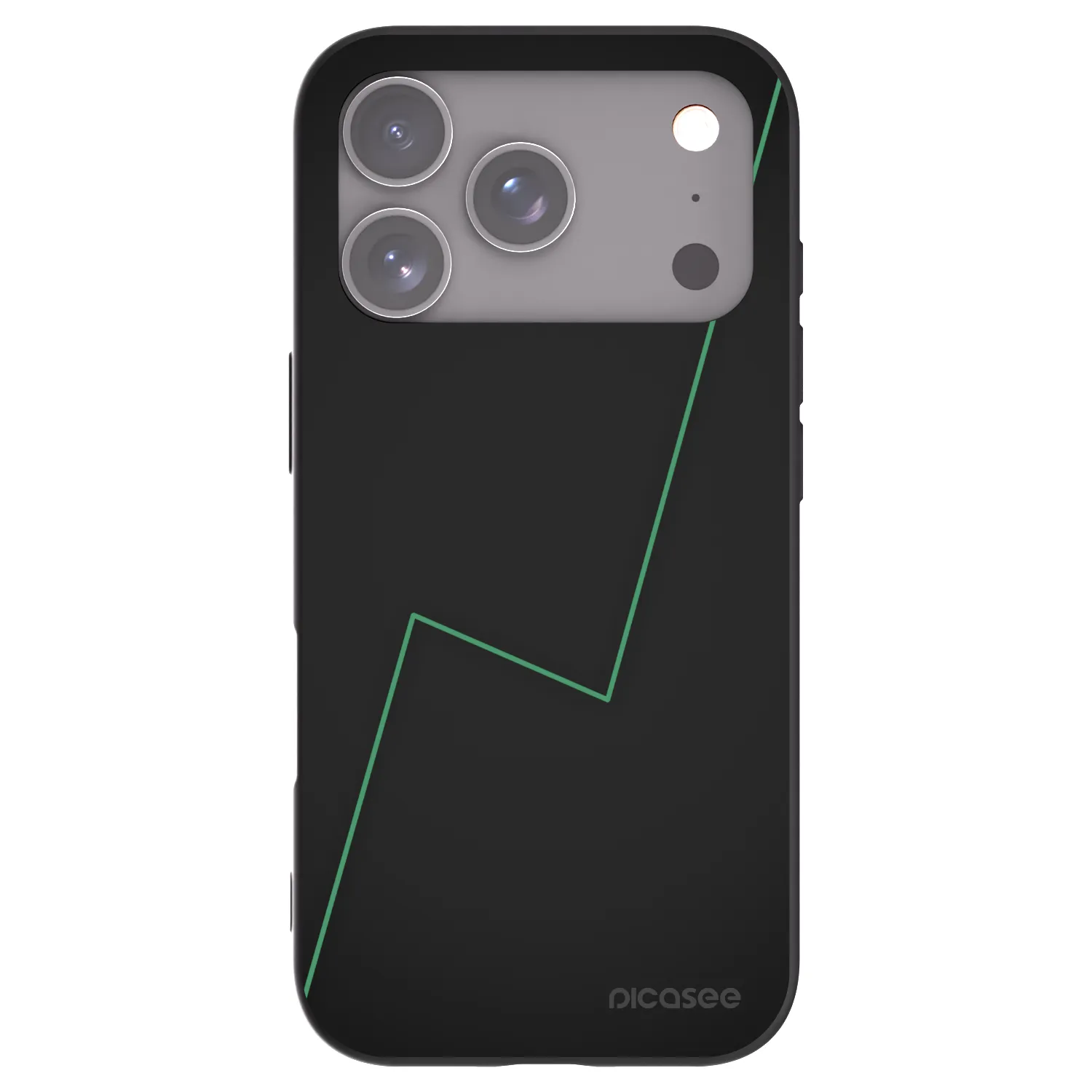 Picasee fekete szilikon tok az alábbi mobiltelefonokra Apple iPhone 17 Pro - Consistency
