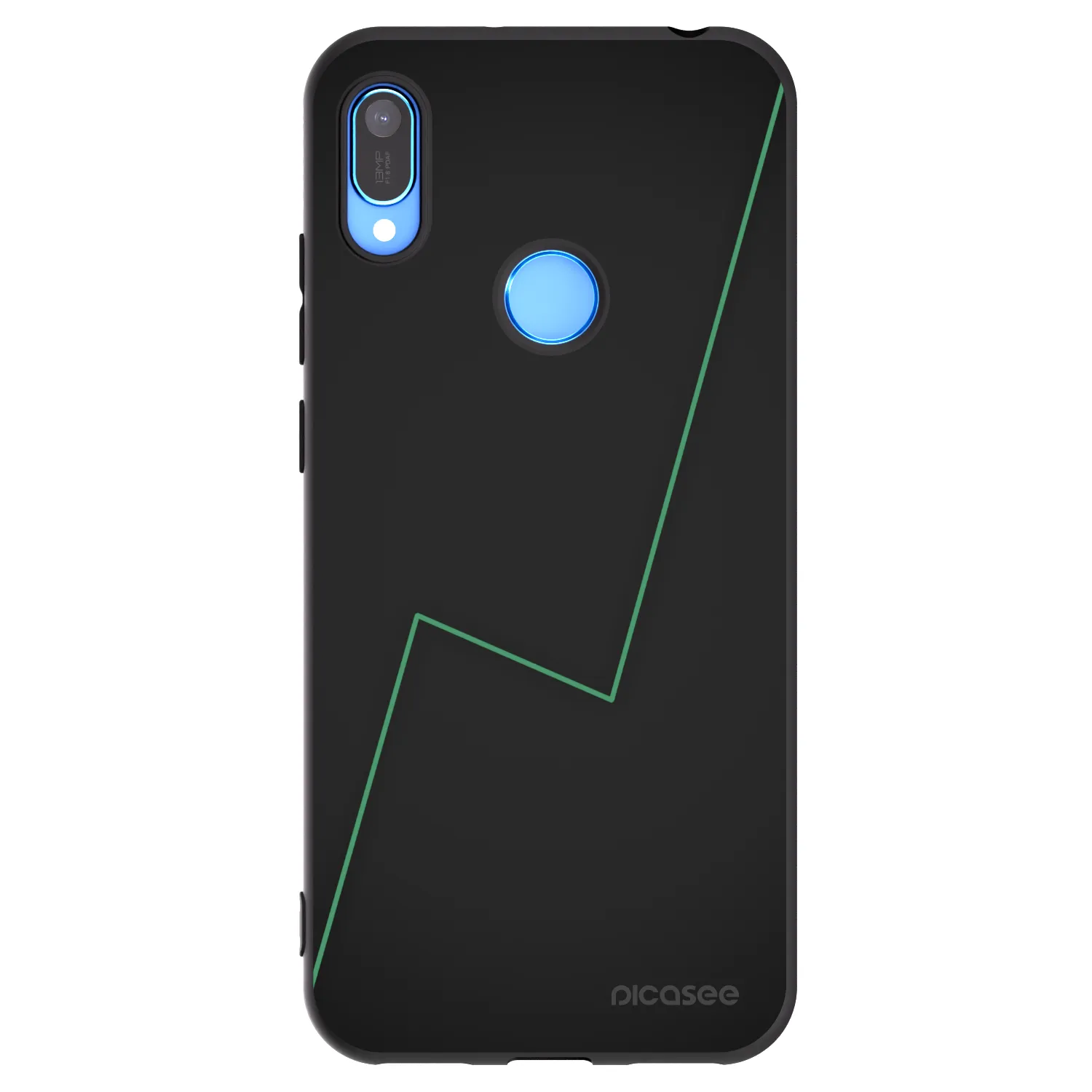 Picasee fekete szilikon tok az alábbi mobiltelefonokra Huawei Y6 2019 - Consistency