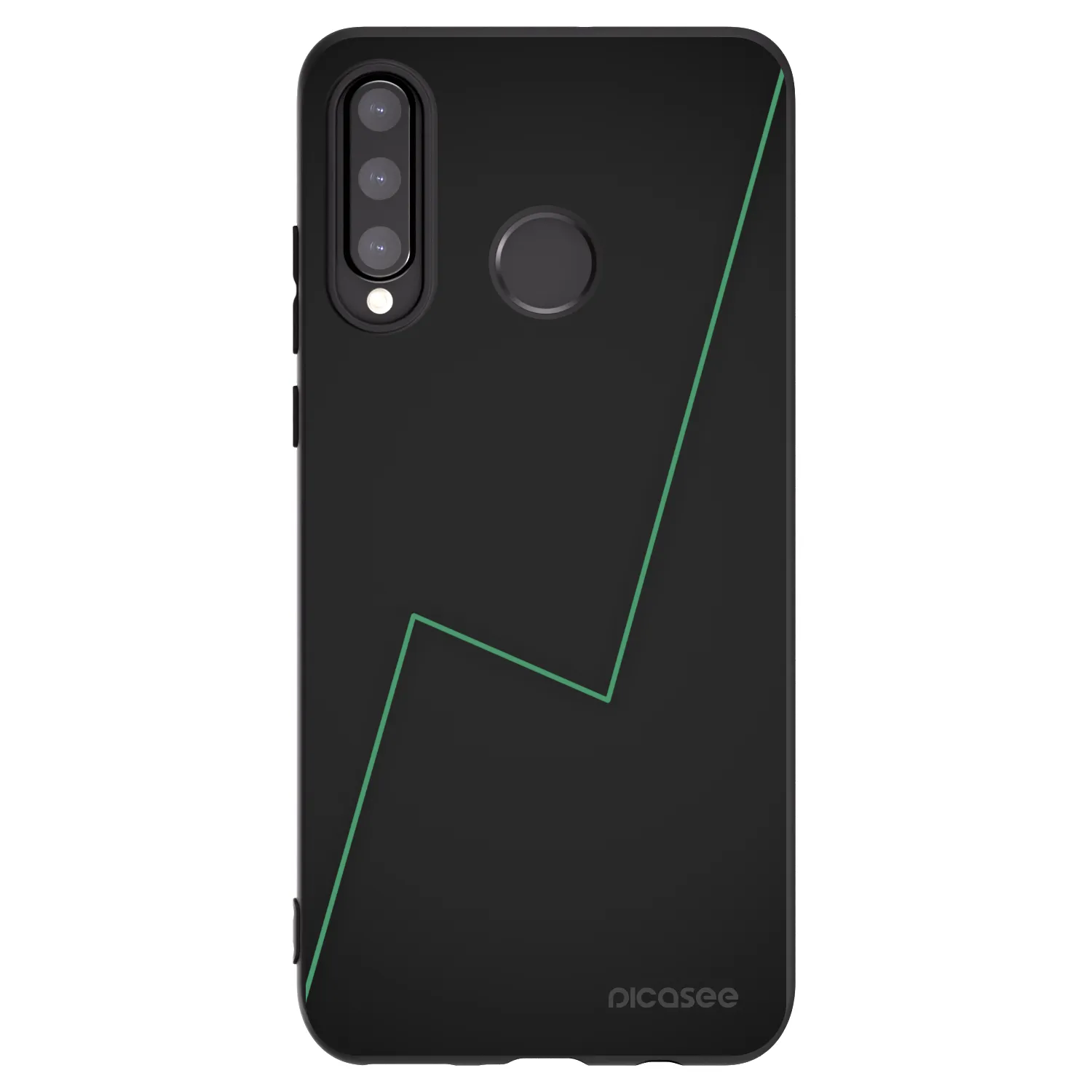 Picasee fekete szilikon tok az alábbi mobiltelefonokra Huawei P30 Lite - Consistency