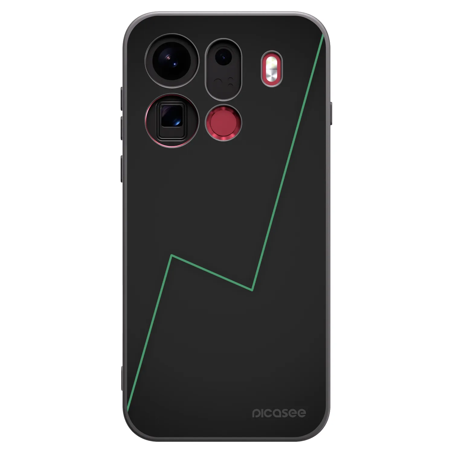 Picasee fekete szilikon tok az alábbi mobiltelefonokra OPPO Find X9 Pro - Consistency