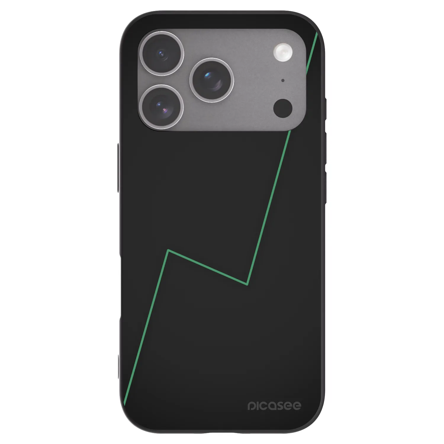 Picasee fekete szilikon tok az alábbi mobiltelefonokra Apple iPhone 18 Pro - Consistency