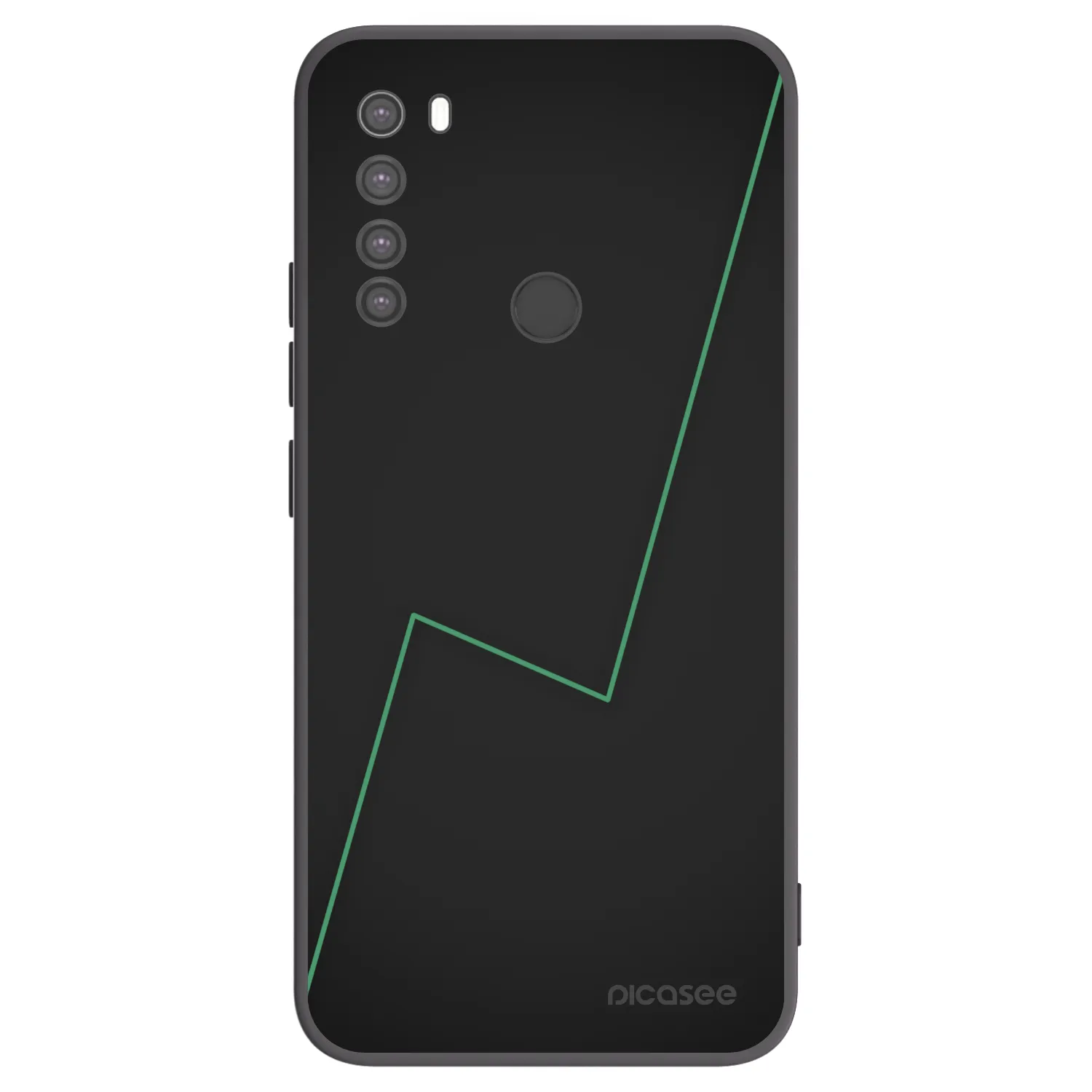 Picasee fekete szilikon tok az alábbi mobiltelefonokra Xiaomi Redmi Note 8 - Consistency