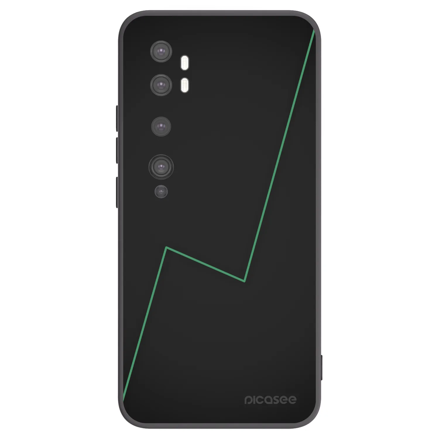 Picasee fekete szilikon tok az alábbi mobiltelefonokra Xiaomi Mi Note 10 (Pro) - Consistency