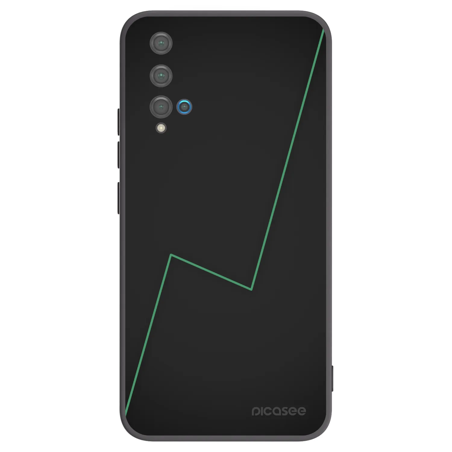 Picasee fekete szilikon tok az alábbi mobiltelefonokra Huawei Nova 5T - Consistency