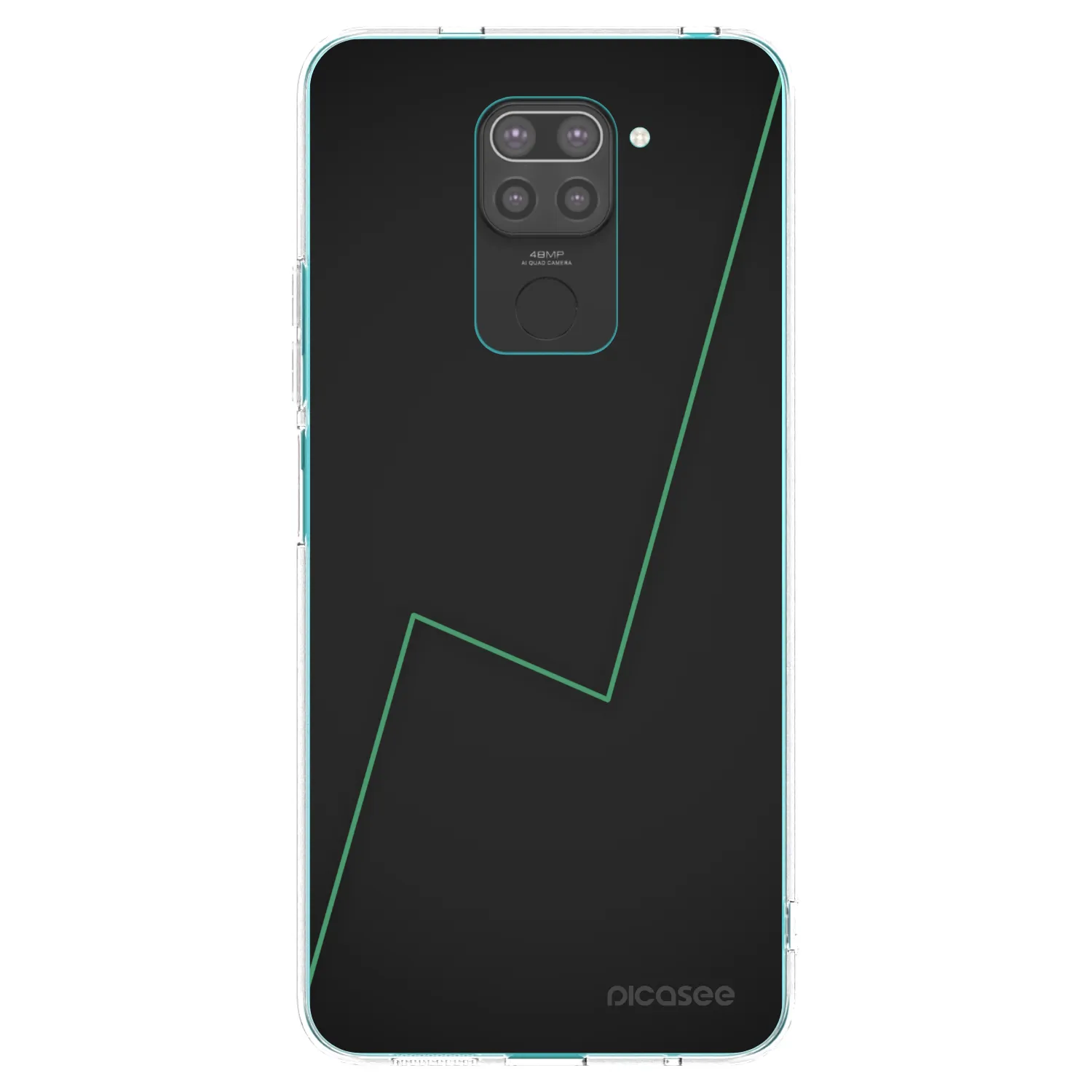 Picasee fekete szilikon tok az alábbi mobiltelefonokra Xiaomi Redmi Note 9 - Consistency