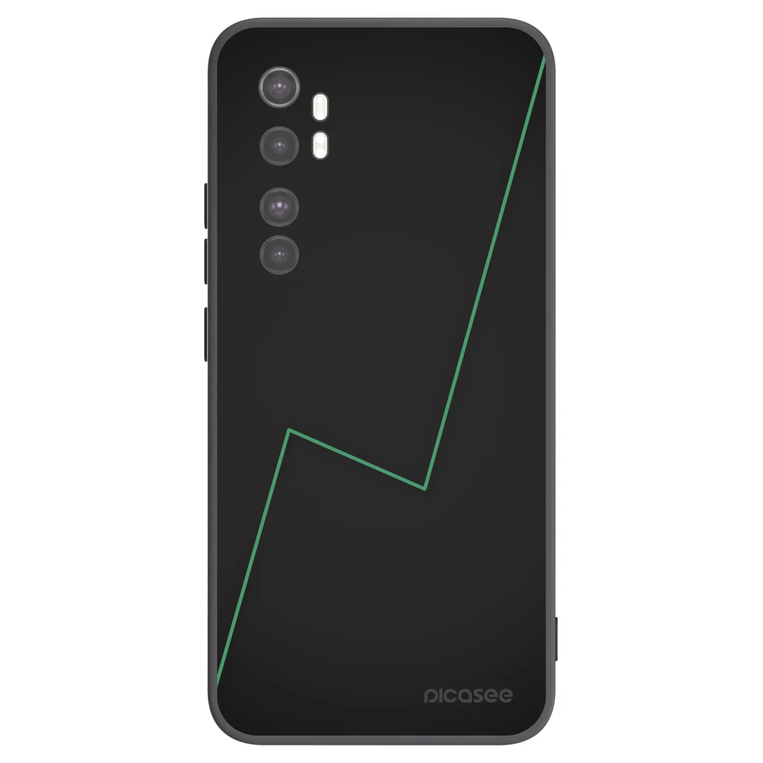 Picasee fekete szilikon tok az alábbi mobiltelefonokra Xiaomi Mi Note 10 Lite - Consistency