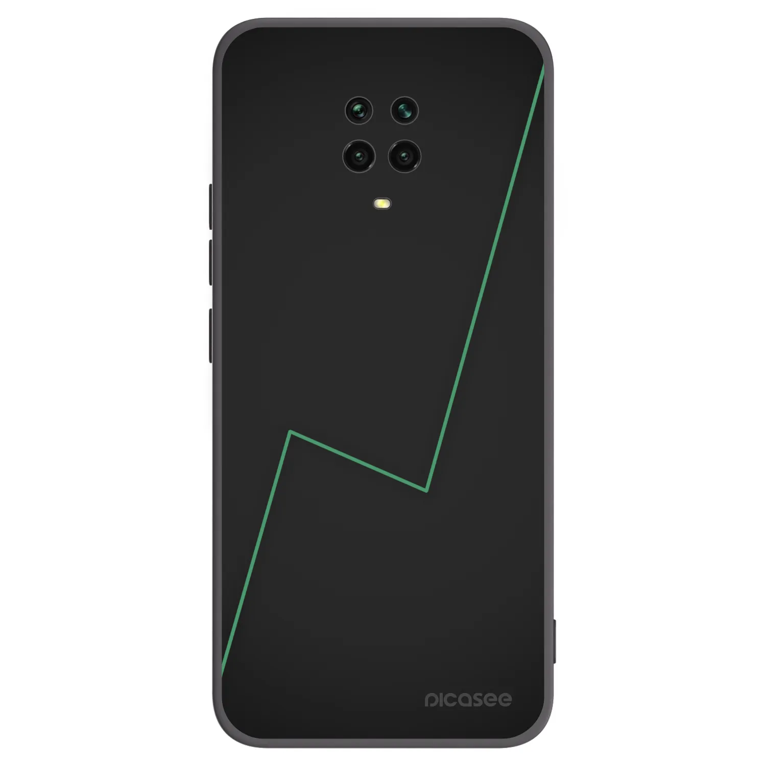 Picasee fekete szilikon tok az alábbi mobiltelefonokra Xiaomi Redmi Note 9S - Consistency