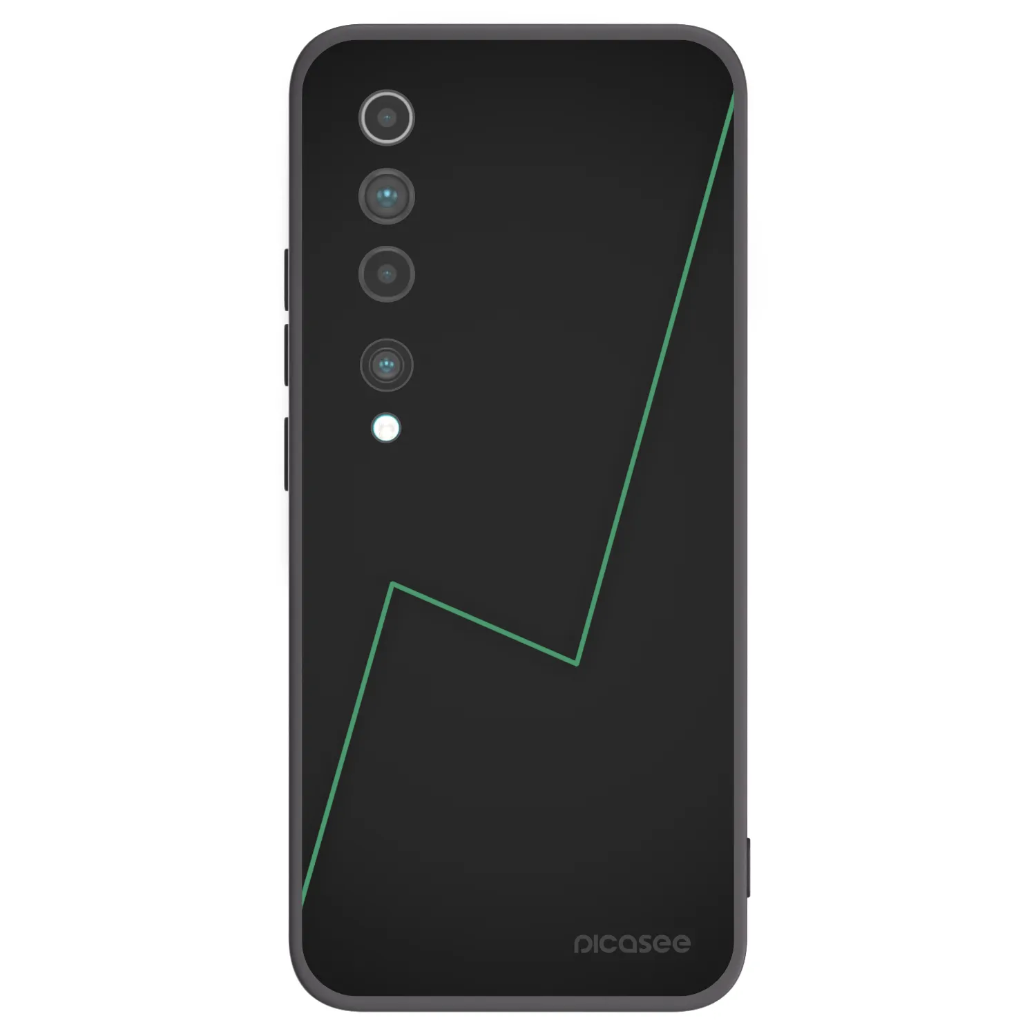 Picasee fekete szilikon tok az alábbi mobiltelefonokra Xiaomi Mi 10 - Consistency