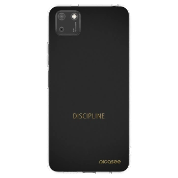 Picasee átlátszó szilikon tok az alábbi mobiltelefonokra Huawei Y5P - Discipline