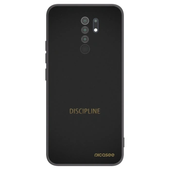 Picasee fekete szilikon tok az alábbi mobiltelefonokra Xiaomi Redmi 9 - Discipline