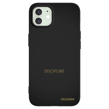 Picasee fekete szilikon tok az alábbi mobiltelefonokra Apple iPhone 12 Pro - Discipline