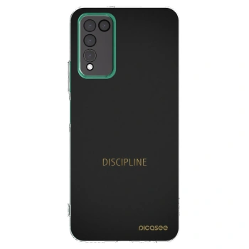 Picasee átlátszó szilikon tok az alábbi mobiltelefonokra Honor 10X Lite - Discipline