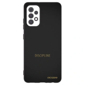 Picasee fekete szilikon tok az alábbi mobiltelefonokra Samsung Galaxy A32 5G A326B - Discipline
