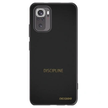 Picasee fekete szilikon tok az alábbi mobiltelefonokra Xiaomi Redmi Note 10S - Discipline