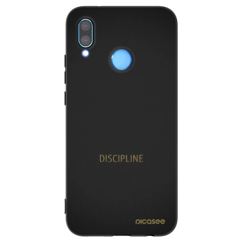 Picasee fekete szilikon tok az alábbi mobiltelefonokra Huawei P20 Lite - Discipline