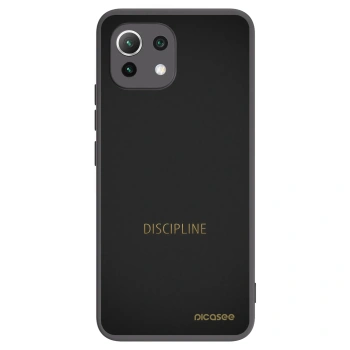 Picasee fekete szilikon tok az alábbi mobiltelefonokra Xiaomi Mi 11 Lite - Discipline