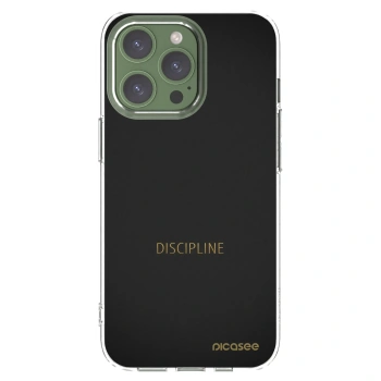 Picasee átlátszó szilikon tok az alábbi mobiltelefonokra Apple iPhone 13 Pro - Discipline