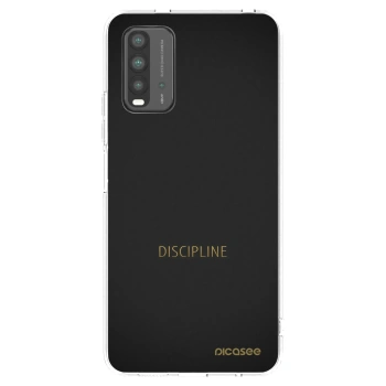 Picasee átlátszó szilikon tok az alábbi mobiltelefonokra Xiaomi Redmi 9T - Discipline