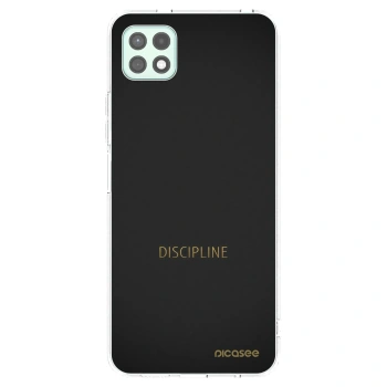 Picasee átlátszó szilikon tok az alábbi mobiltelefonokra Samsung Galaxy A22 A226B 5G - Discipline