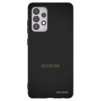 Picasee fekete szilikon tok az alábbi mobiltelefonokra Samsung Galaxy A52s 5G A528B - Discipline